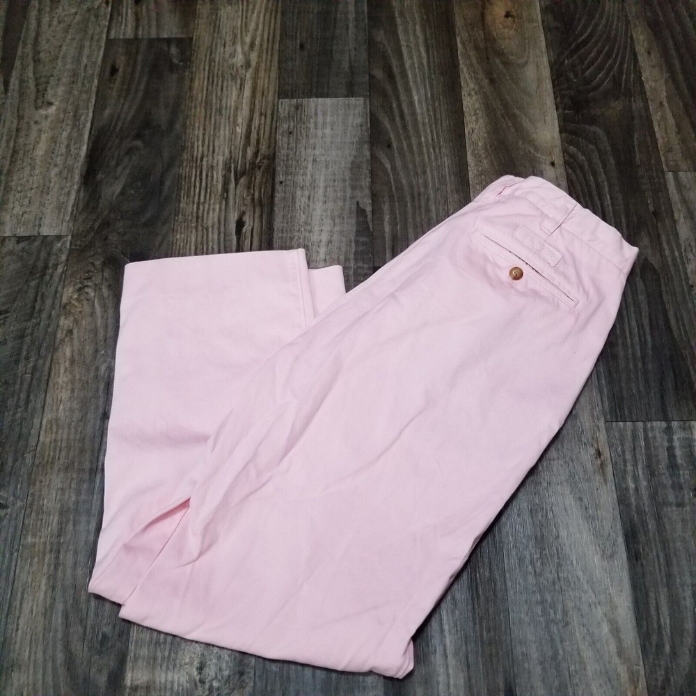Orvis Sporting Traditions Pink Women Size 34 Golf‎ Pants Trousers Discolored